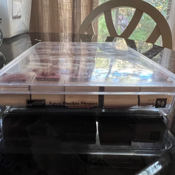 Stampin’ Up! FANCY FLEXIBLE PHRASES 56 (28 double sided pieces) stamp set - Picture 7 of 7